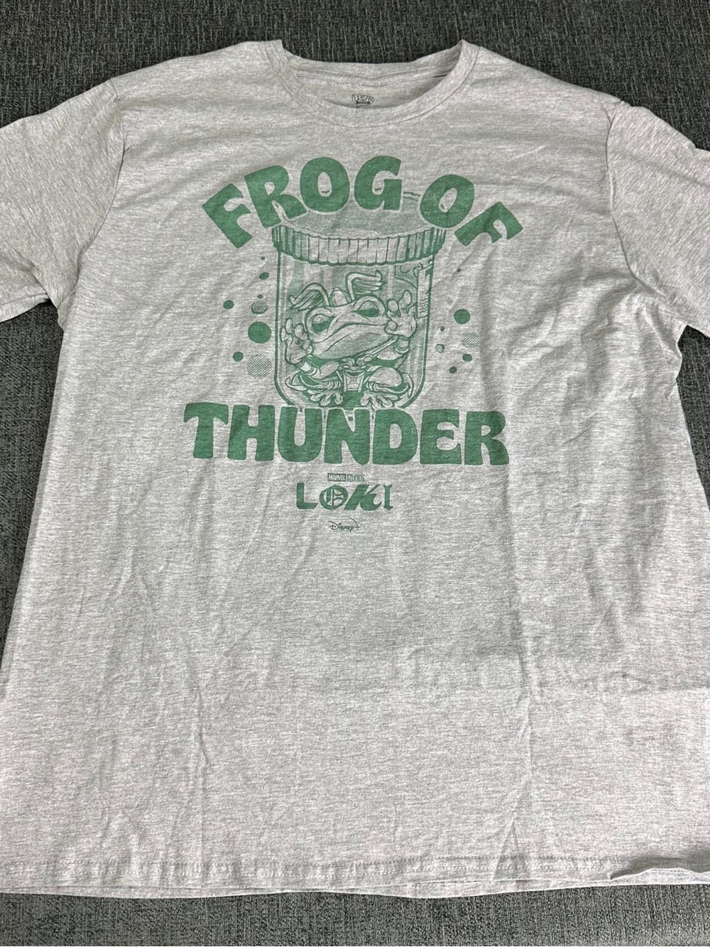 Loki Frog of Thunder Funko Pop Marvel Studios T Shirt - Men's Adult Unisex XL